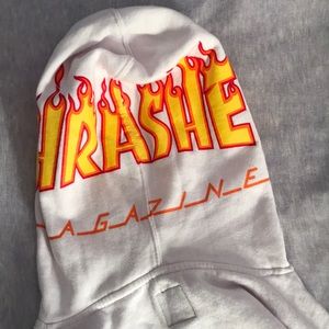 Vans white thrasher hoodie